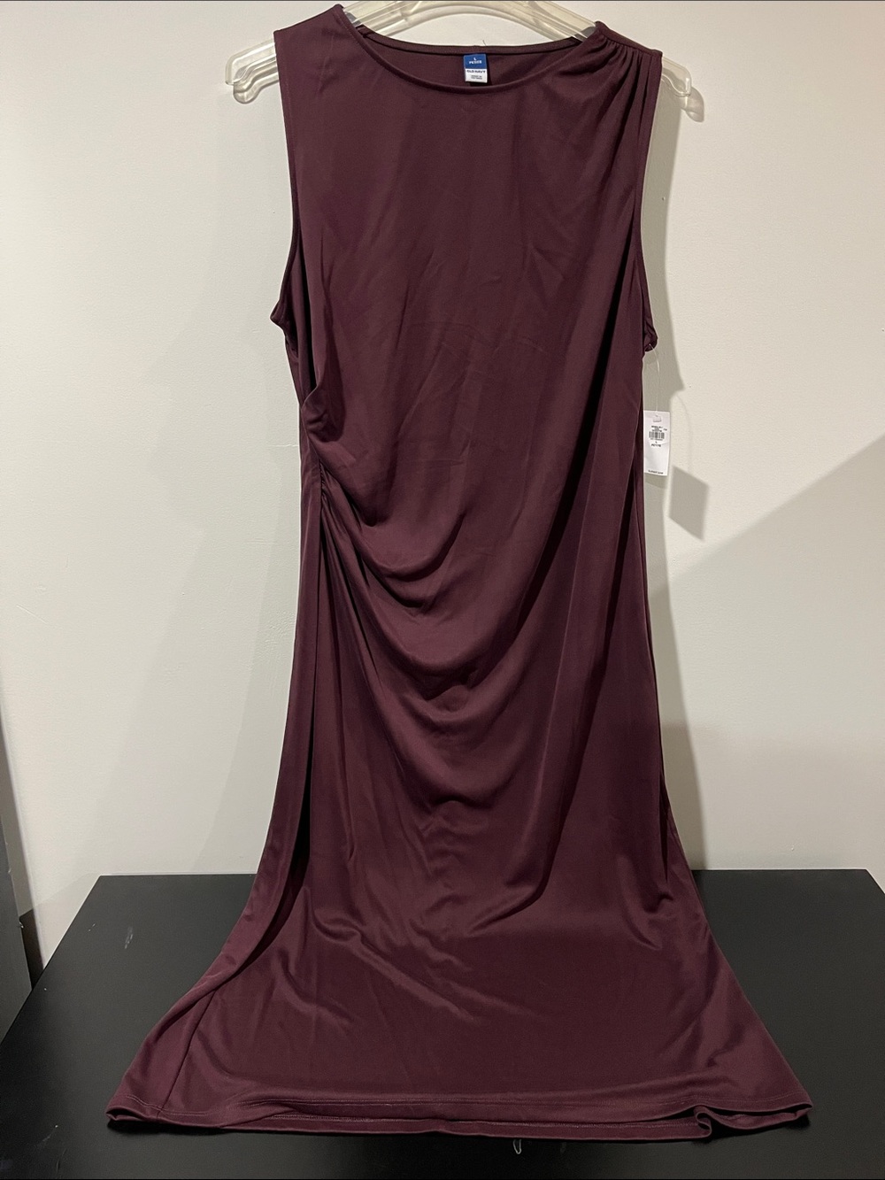 NWT Old Navy Sleeveless Maxi Dress in dark Brown Sz Large Peite